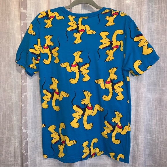 Mickey & Co. Pluto Print T-shirt Men's SMALL, Women's Medium /Large** - Picture 3 of 5